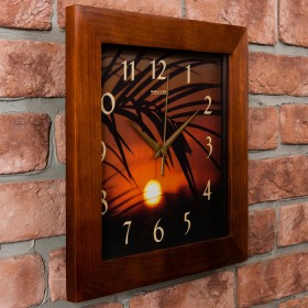 Часы настенные ДС-2АА28-460 ПАЛЬМА в Колпашево - kolpashevo.katalogmebeli.com | фото