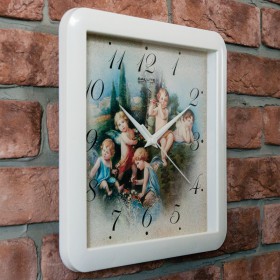Часы настенные П-А7-327 Ангелы в Колпашево - kolpashevo.katalogmebeli.com | фото
