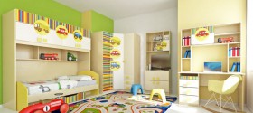 Детская комната Клаксон (Бежевый/корпус Клен) в Колпашево - kolpashevo.katalogmebeli.com | фото 5