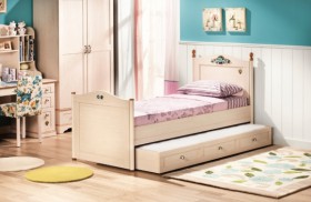 Кровать детская Балли 2-х уровневая (венге/белфорт) в Колпашево - kolpashevo.katalogmebeli.com | фото 2
