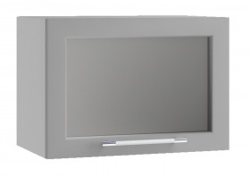 Гарда ПГС 500 шкаф верхний горизонтальный со стеклом Белый в Колпашево - kolpashevo.katalogmebeli.com | фото
