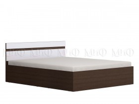 Ким кровать 1,4 (Венге/белый глянец) в Колпашево - kolpashevo.katalogmebeli.com | фото