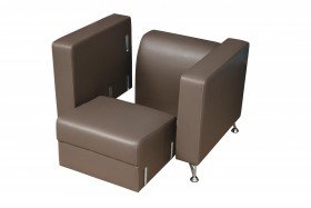 Кресло для отдыха "Премиум" (кож. зам. латте)/осн. в Колпашево - kolpashevo.katalogmebeli.com | фото 4