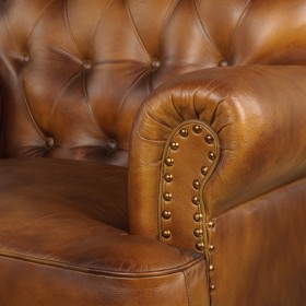 Кресло кожаное Чарльз в Колпашево - kolpashevo.katalogmebeli.com | фото 5