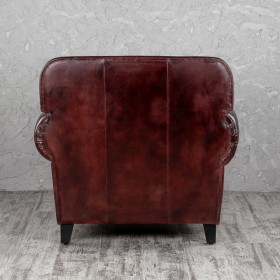Кресло кожаное Элегант (Бордовый) в Колпашево - kolpashevo.katalogmebeli.com | фото 5