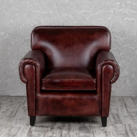 Кресло кожаное Элегант (Бордовый) в Колпашево - kolpashevo.katalogmebeli.com | фото 7