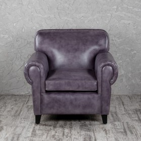 Кресло кожаное Элегант (Фиолетовый) в Колпашево - kolpashevo.katalogmebeli.com | фото 4