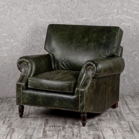 Кресло кожаное Лофт Аристократ (ширина 1070 мм) в Колпашево - kolpashevo.katalogmebeli.com | фото 1