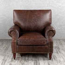 Кресло кожаное Лофт Аристократ (ширина 1100 мм) в Колпашево - kolpashevo.katalogmebeli.com | фото 8