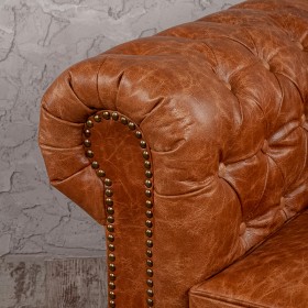 Кресло кожаное Лофт Честер (кожа буйвола) в Колпашево - kolpashevo.katalogmebeli.com | фото 5