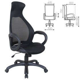 Кресло офисное BRABIX Genesis EX-517 (черное) в Колпашево - kolpashevo.katalogmebeli.com | фото