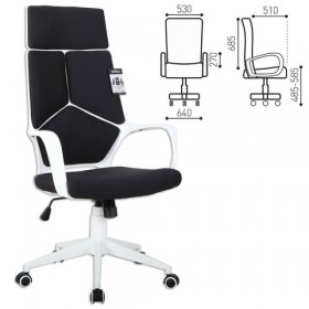 Кресло офисное BRABIX Prime EX-515 (черная ткань) в Колпашево - kolpashevo.katalogmebeli.com | фото