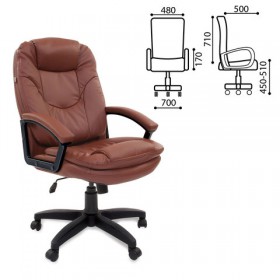 Кресло офисное BRABIX Trend EX-568 (коричневый) в Колпашево - kolpashevo.katalogmebeli.com | фото