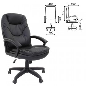 Кресло офисное BRABIX Trend EX-568 (черный) в Колпашево - kolpashevo.katalogmebeli.com | фото 1