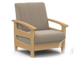 Кресло для отдыха Омега (бук лак/CATANIA LATTE) в Колпашево - kolpashevo.katalogmebeli.com | фото 1