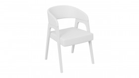 Кресло «Техас 1» (Белый матовый/Экокожа Белый №66) в Колпашево - kolpashevo.katalogmebeli.com | фото