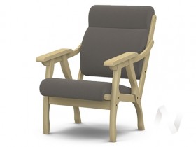 Кресло Вега-10 (бесцветный лак/ULTRA STONE) в Колпашево - kolpashevo.katalogmebeli.com | фото