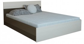 Кровать 0,8м Юнона с настилом (Венге / Дуб) в Колпашево - kolpashevo.katalogmebeli.com | фото 2