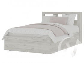 Кровать 1,2 МС Гранд (дуб крафт белый) в Колпашево - kolpashevo.katalogmebeli.com | фото
