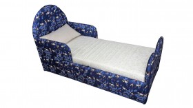 Кровать детская Соня (Печать Панда синий., 1 категория) в Колпашево - kolpashevo.katalogmebeli.com | фото