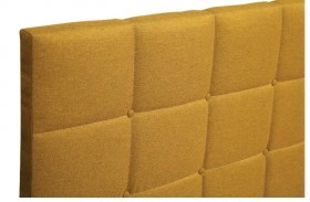 Кровать "Диана" ш. 1400 (Н=1010мм) (жаккард горчица) в Колпашево - kolpashevo.katalogmebeli.com | фото 5