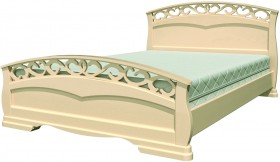 Кровать Грация-1 из массива сосны 1600*2000 Белый античный в Колпашево - kolpashevo.katalogmebeli.com | фото 17