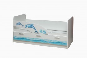 Кровать одинарная 06.222 (1600) (Дельфин) в Колпашево - kolpashevo.katalogmebeli.com | фото