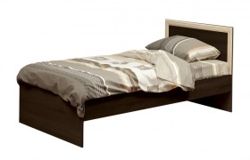 Кровать одинарная 21.55 (шир. 900) с настилом (венге/профиль дуб линдберг)/осн. в Колпашево - kolpashevo.katalogmebeli.com | фото