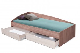 Кровать одинарная "Фея-3" (асимметричная) в Колпашево - kolpashevo.katalogmebeli.com | фото 3