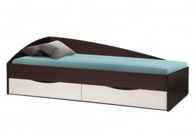 Кровать одинарная "Фея-3" асимм. (2000х900) New в Колпашево - kolpashevo.katalogmebeli.com | фото 2