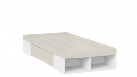 Кровать «Сканди» с ящиком Дуб Гарден/Белый в Колпашево - kolpashevo.katalogmebeli.com | фото 2
