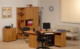 Мебель для персонала Рубин 42 Светлый миланский орех в Колпашево - kolpashevo.katalogmebeli.com | фото 2