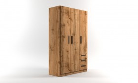 Шкаф 3-х створчатый с ящиками Шервуд (Дуб Вотан) в Колпашево - kolpashevo.katalogmebeli.com | фото