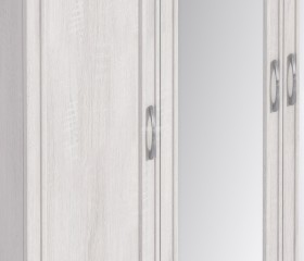 Шкаф 4-х дверный СБ-2389 Флоренция (Дуб Сонома Белый) в Колпашево - kolpashevo.katalogmebeli.com | фото 2