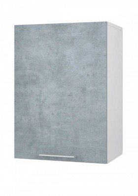 Шкаф 45 с фасадом Лофт (Камень Оленна/Белый) в Колпашево - kolpashevo.katalogmebeli.com | фото