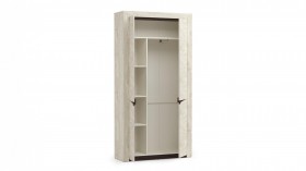Шкаф для одежды 33.18 Лючия бетон в Колпашево - kolpashevo.katalogmebeli.com | фото 3