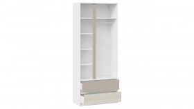 Шкаф для одежды комбинированный «Сканди» Дуб Гарден/Белый/Глиняный серый в Колпашево - kolpashevo.katalogmebeli.com | фото 5