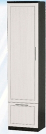 Шкаф средний с ящиком ДЛЯ ГОСТИНОЙ ШСЯ-450 Венге/Дуб выбеленный в Колпашево - kolpashevo.katalogmebeli.com | фото