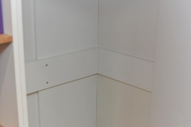 Шкаф угловой «Оксфорд» (Ривьера/Белый с рисунком) в Колпашево - kolpashevo.katalogmebeli.com | фото 5