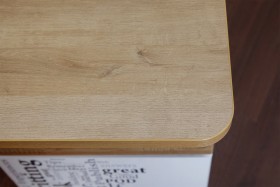 Стол с ящиками «Оксфорд» (Ривьера/Белый с рисунком) в Колпашево - kolpashevo.katalogmebeli.com | фото 12
