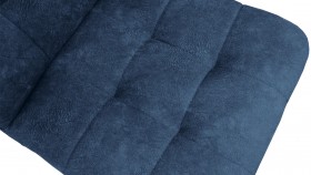 Стул «Аспен» К1С Черный муар/Микровелюр Wellmart Blue в Колпашево - kolpashevo.katalogmebeli.com | фото 3