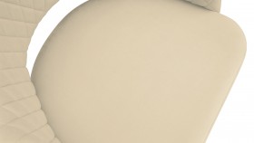 Стул «Калипсо» К1К Белый/Велюр Confetti Cream в Колпашево - kolpashevo.katalogmebeli.com | фото 3