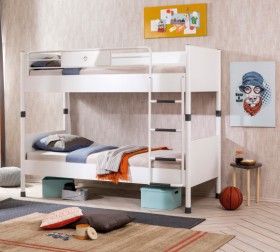 Кровать двухъярусная WHITE в Колпашево - kolpashevo.katalogmebeli.com | фото