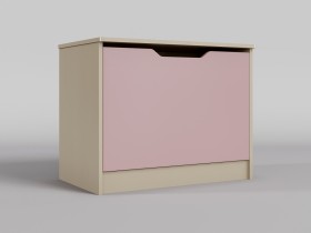 Ящик для игрушек Грэйси (Розовый/корпус Клен) в Колпашево - kolpashevo.katalogmebeli.com | фото