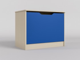 Ящик для игрушек Скай (Синий/корпус Клен) в Колпашево - kolpashevo.katalogmebeli.com | фото